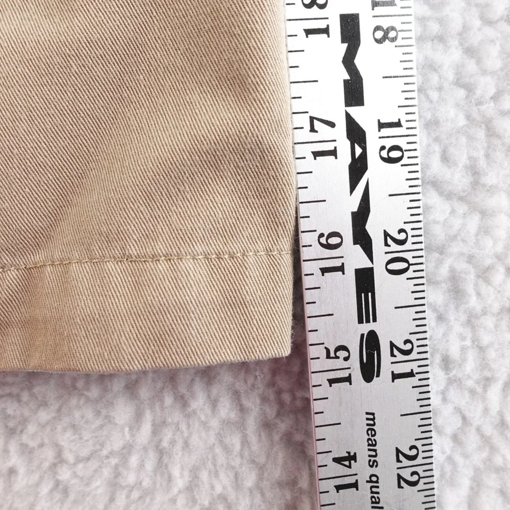 Volcom True To This Men's 31‎ Beige Casual Chino Shorts Skate Flat Front Y2K